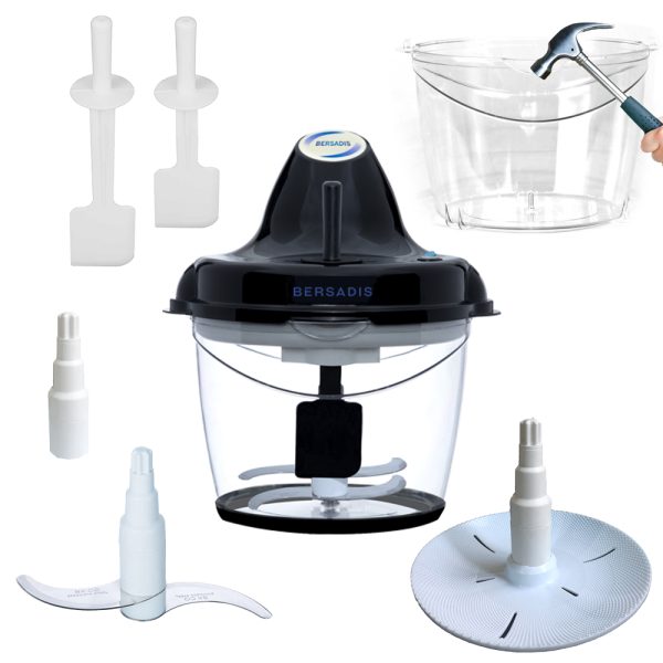 پک طلایی خردکن همه کاره 2 و 4 تیغه + 4 و 6 لیتر